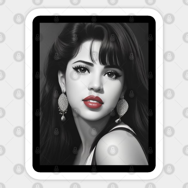 Womens Music Gift Love - Selena quintanilla Sticker by Moulezitouna
